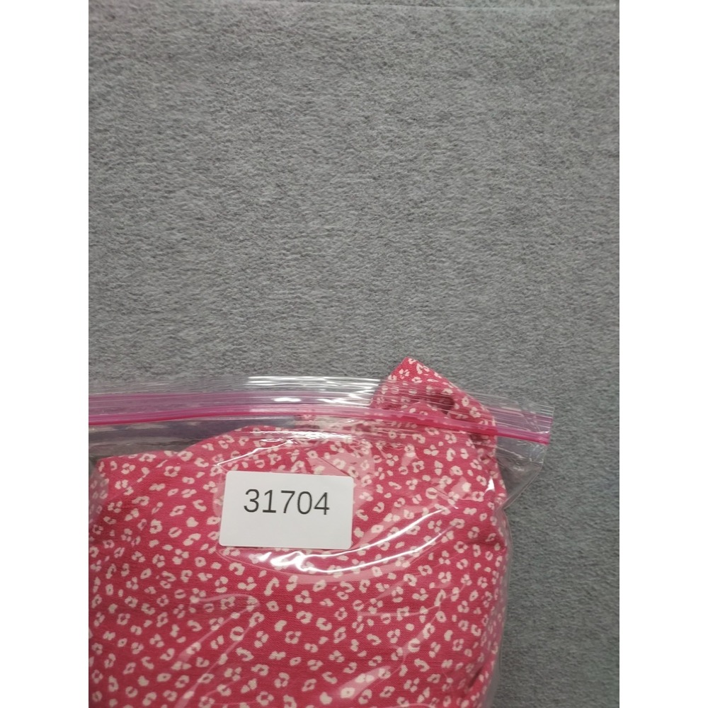Torrid Women Skater Dress 1 Pink White Floral Scoop Neck Puff Sleeve Logo Casual - Picture 16 of 16